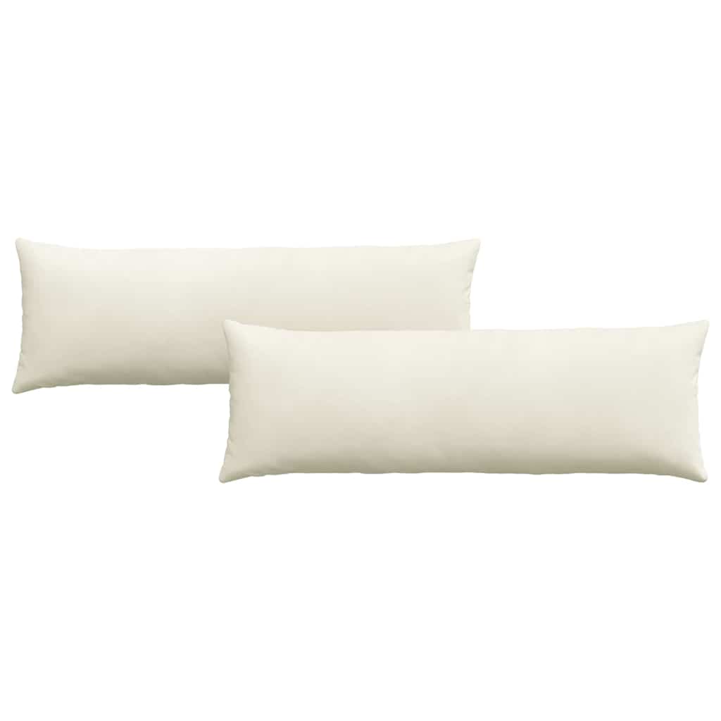 Sofakissen 2 Stück Blau 50 x 30 cm Cordstoff
