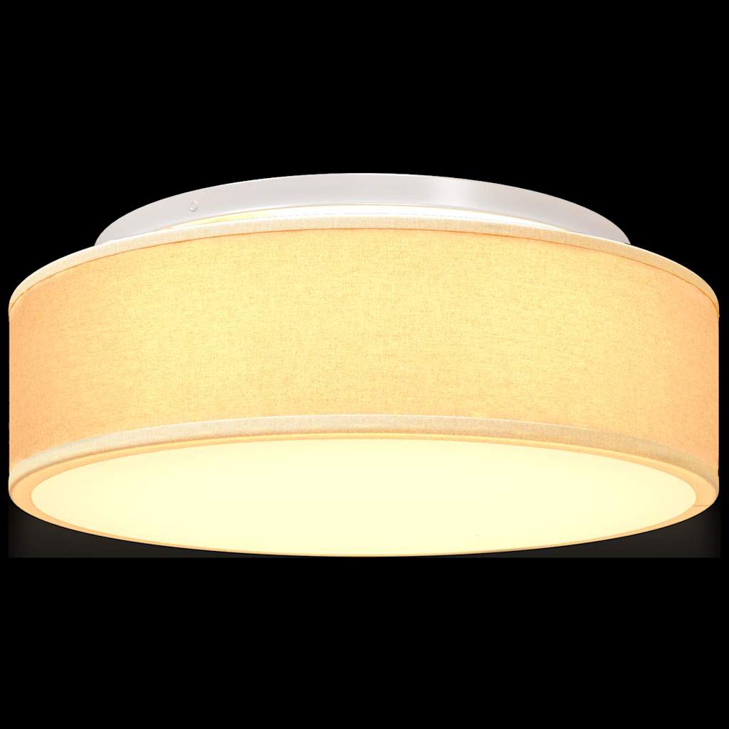 Deckenlampe mit Strahlern Schwarz 30 x 30 x 13,5 cm Stoff