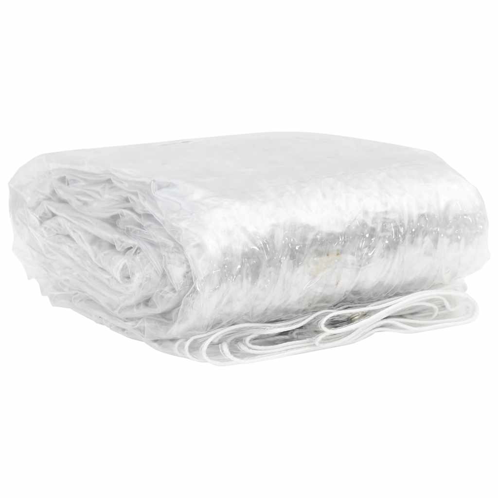 Transparente Plane mit Ösen 1x2 m PVC