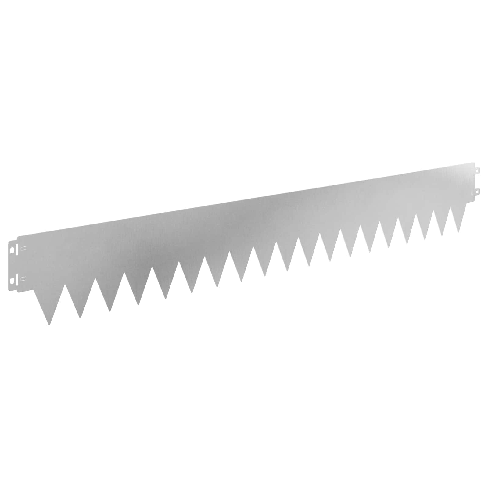Raseneinfassung 10 pcs Länge Höhe 103 x 15 cm Stahl Schwarz