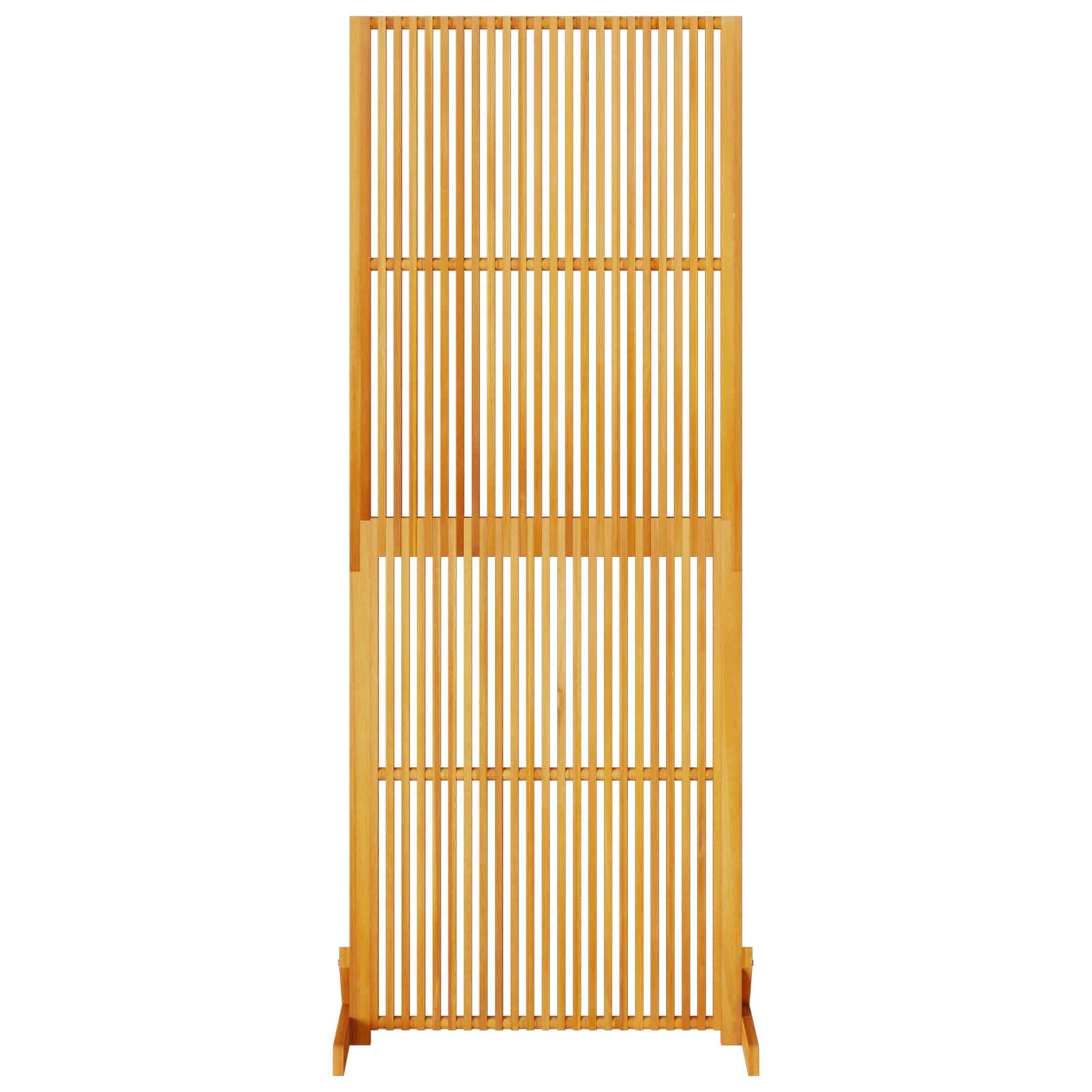 Sichtschutz Braun 79,5 x 50 x 110 cm Massivholz Akazie