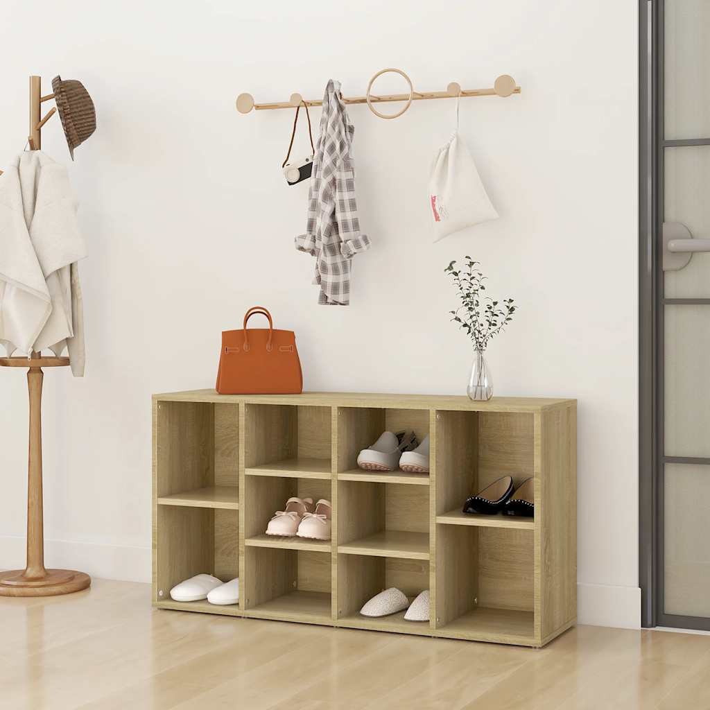 Schuhbank Weiß 103x30x55 cm Holzwerkstoff