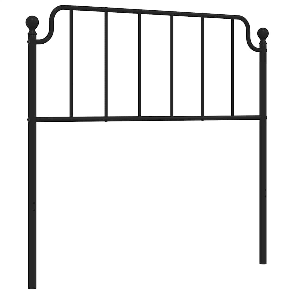 Ersatz-Kopfteil Metall Schwarz 135 cm