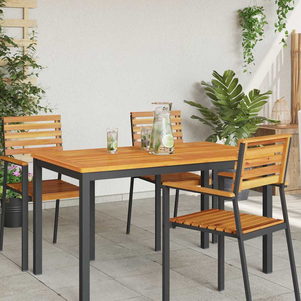 Tischplatte Öl-Natur 80 x 40 x 2 cm Massivholz Akazie