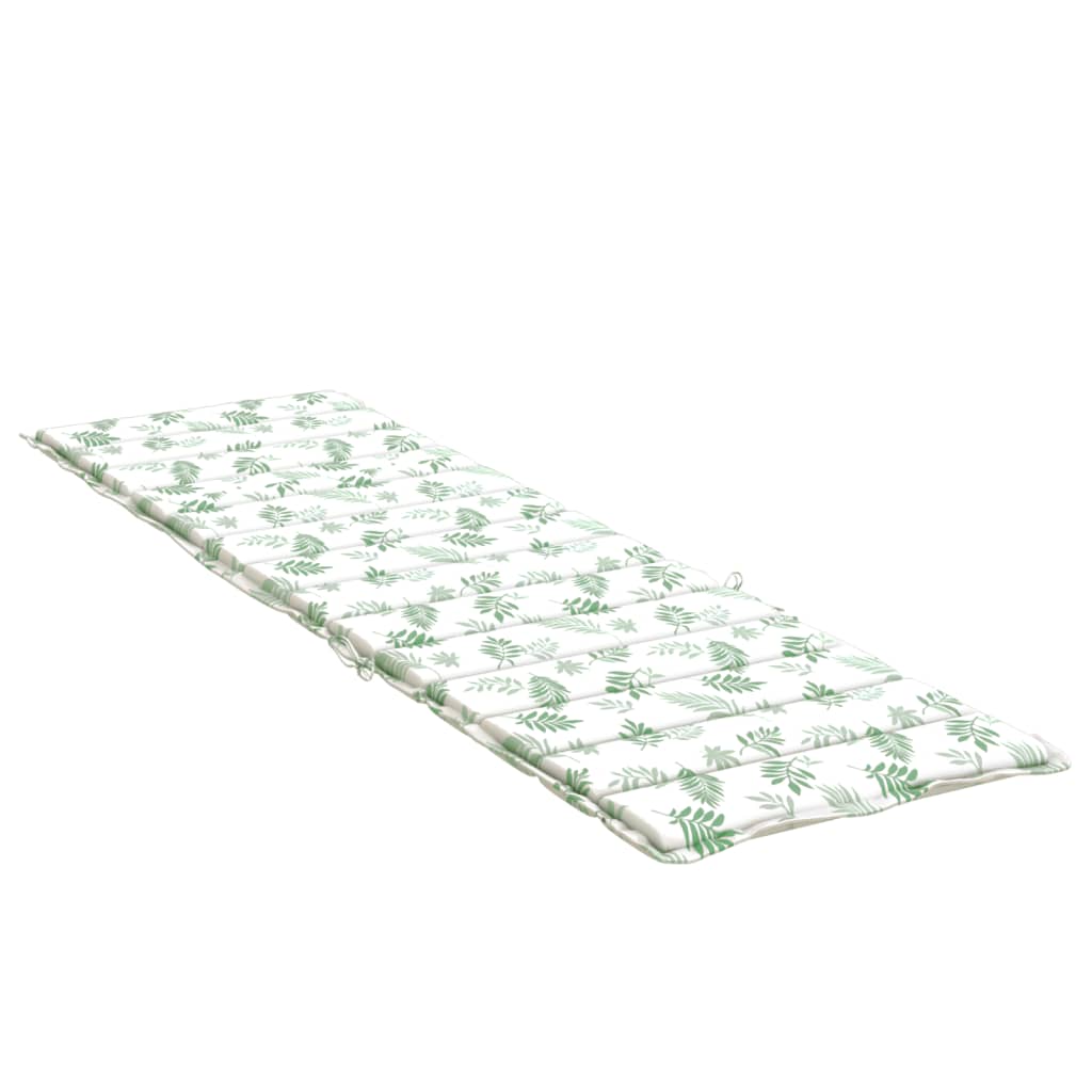 Liege-Kissen Blatt Blattmuster 200 x 70 x 3 cm Oxford-Stoff