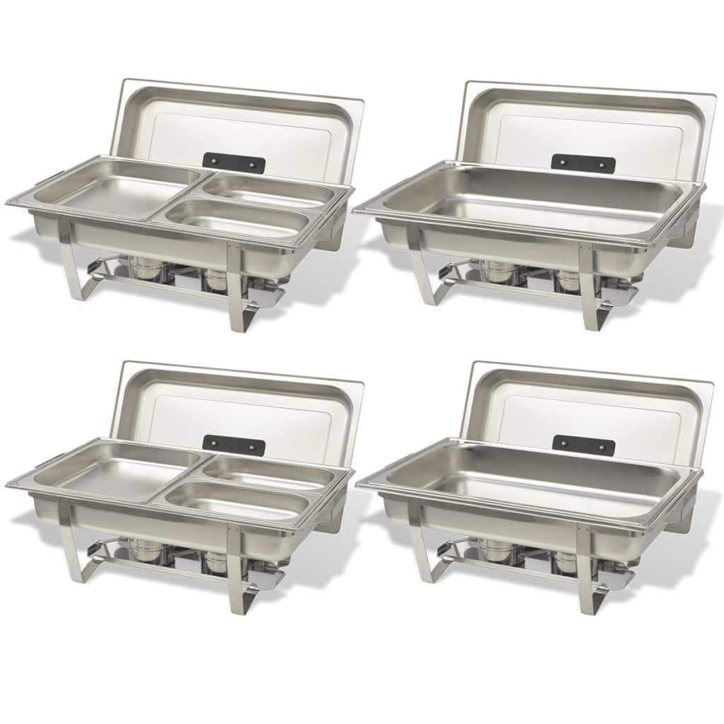 Chafing Dish Set 3-tlg. Edelstahl