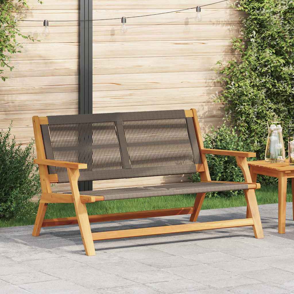 gartenmöbel Schwarz 122 x 78 x 73 cm Massivholz Akazie