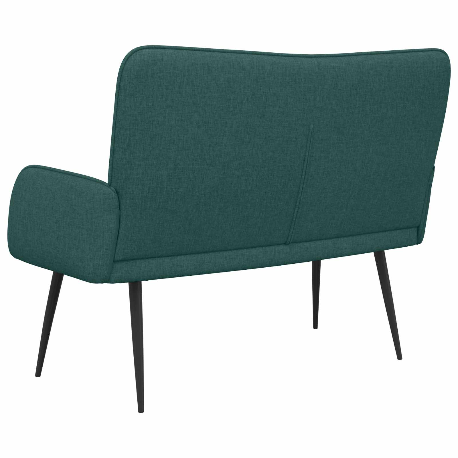 2-Sitzer Sofa Hellgrau 115 x 61 x 87 cm Stoff