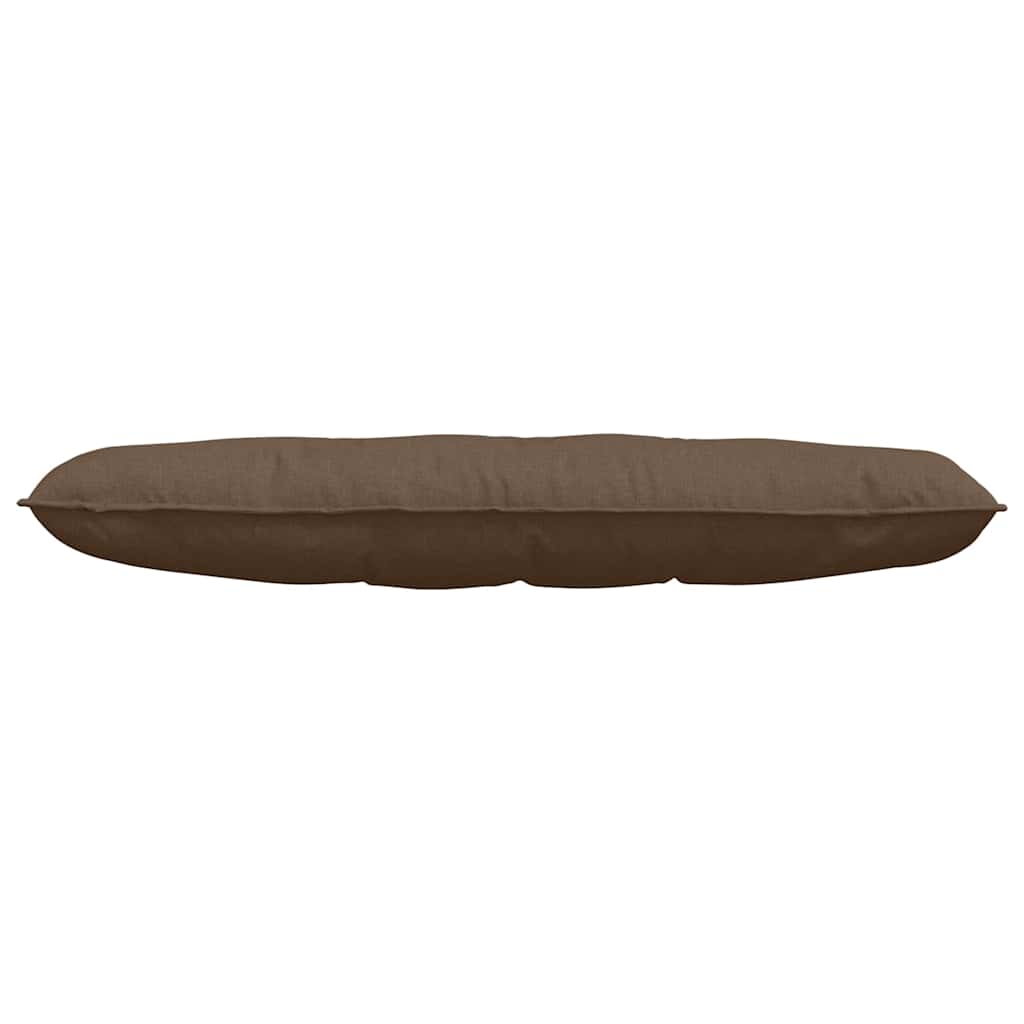 Rückenkissen Hellgrau 50 x 19 x 45 cm Stoff