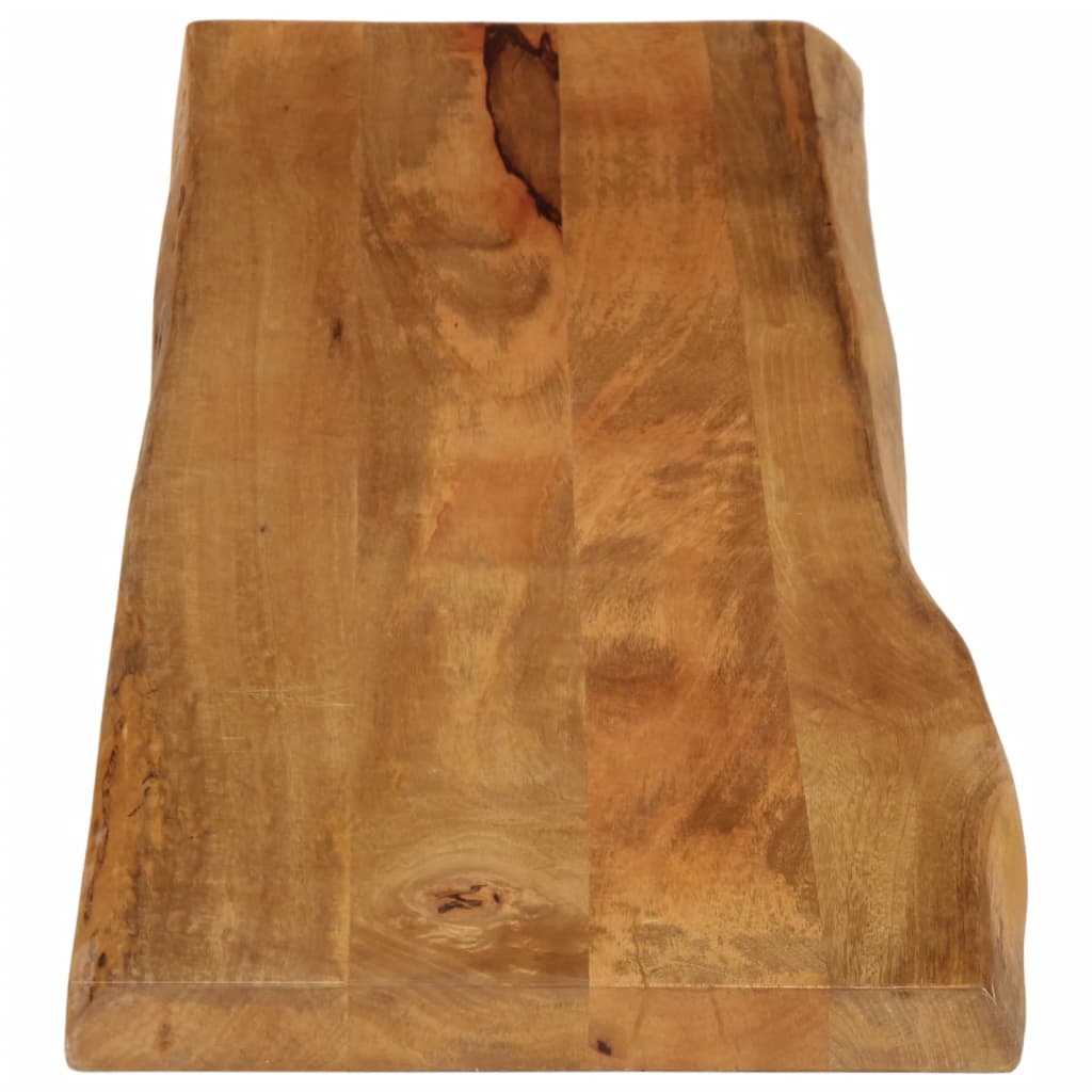 Tischplatte 40x40x2,5 cm Rechteckig Massivholz Akazie Baumkante