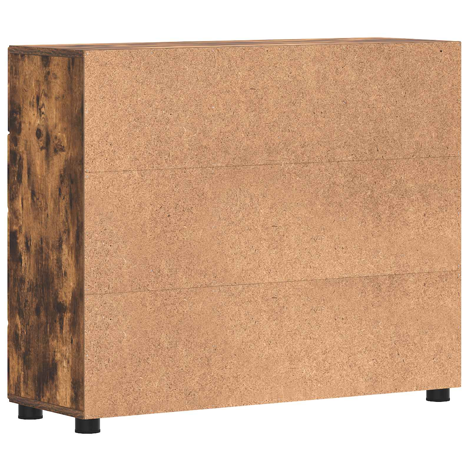 Highboard mit Regal FLORIN Weiß 60 x 35 x 182 cm Holzwerkstoff