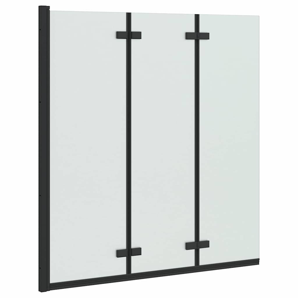 Faltbare Duschtrennwand Gold 130 x 138 cm