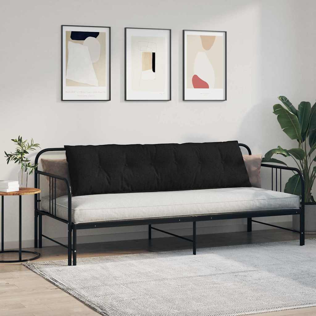 Rückenkissen Hellgrau 50 x 19 x 45 cm Stoff