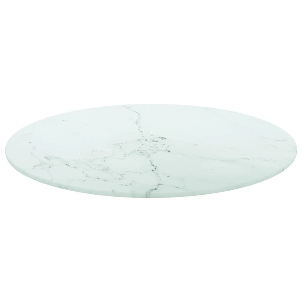 Tischplatte aus gehärtetem Glas quadratisch 700x700 mm
