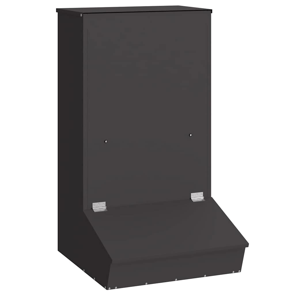 Schweinfutterspender Schwarz 55 x 38 x 76 cm