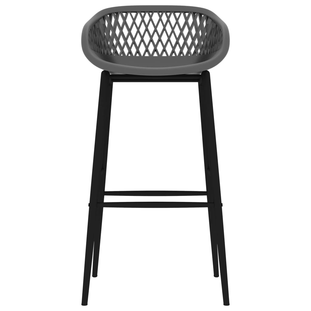 Barhocker 2 Stk. Schwarz
