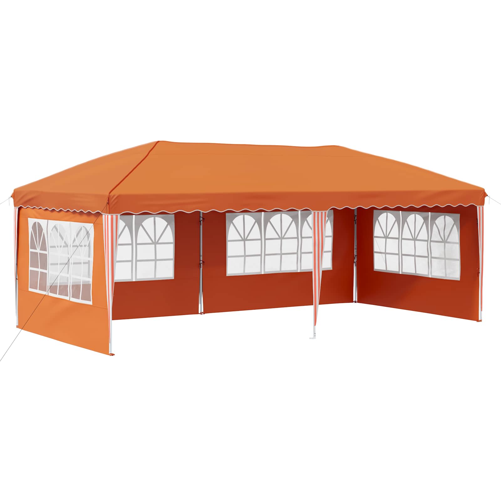 Pop-up Partyzelt 575 x 290 x 245 cm Creme