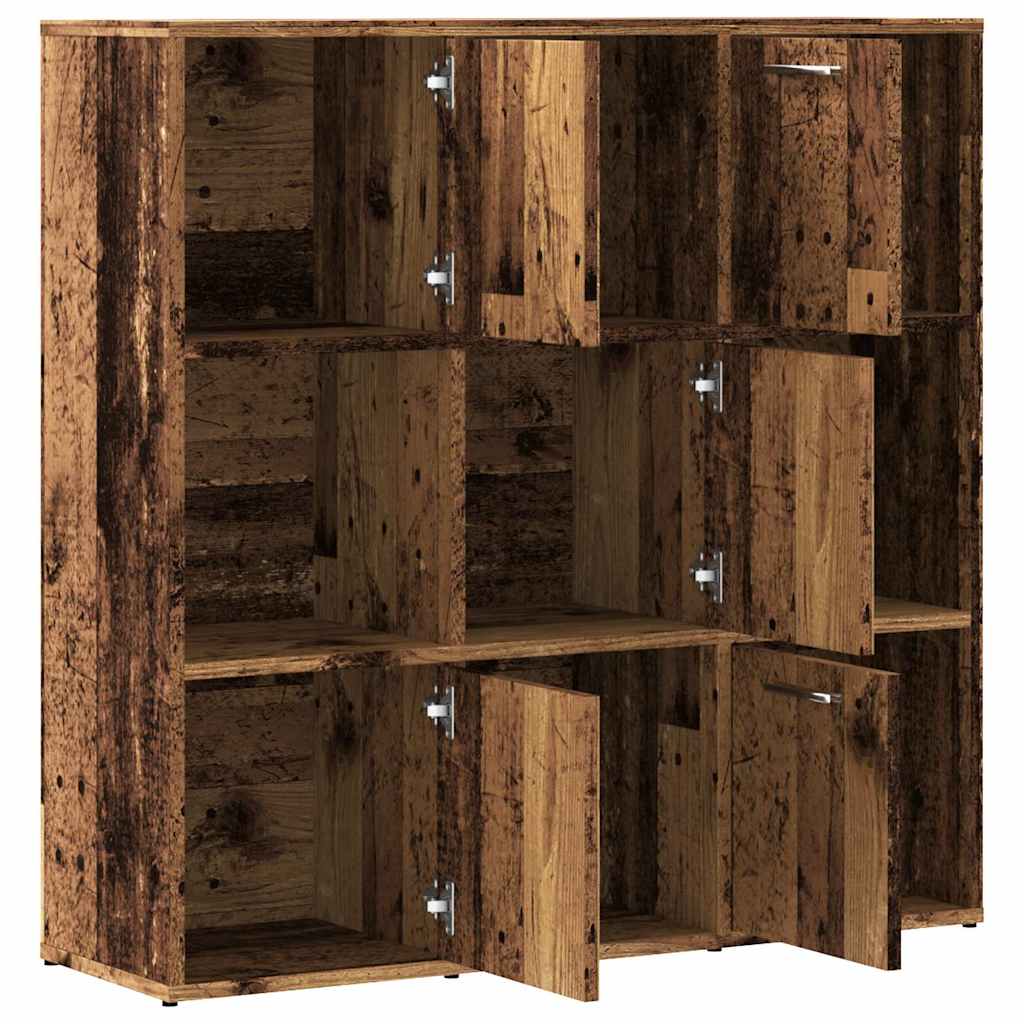 Bücherregal Weiß 90x30x90 cm Holzwerkstoff