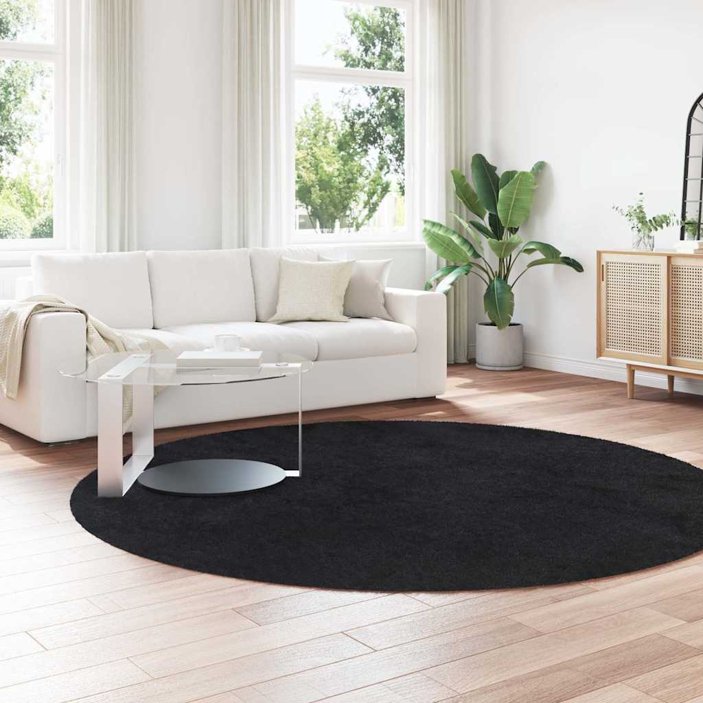 Teppich Shaggy Hochflor NAVARRA Beige 60x100 cm Polyester