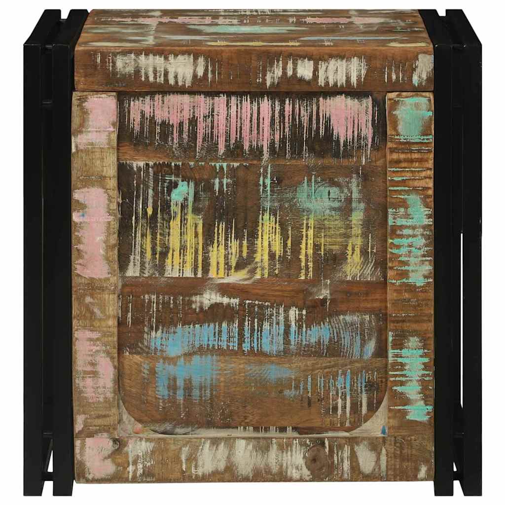Aufbewahrungsbox 50 x 50 x 50 cm Massives upgecyceltes Holz