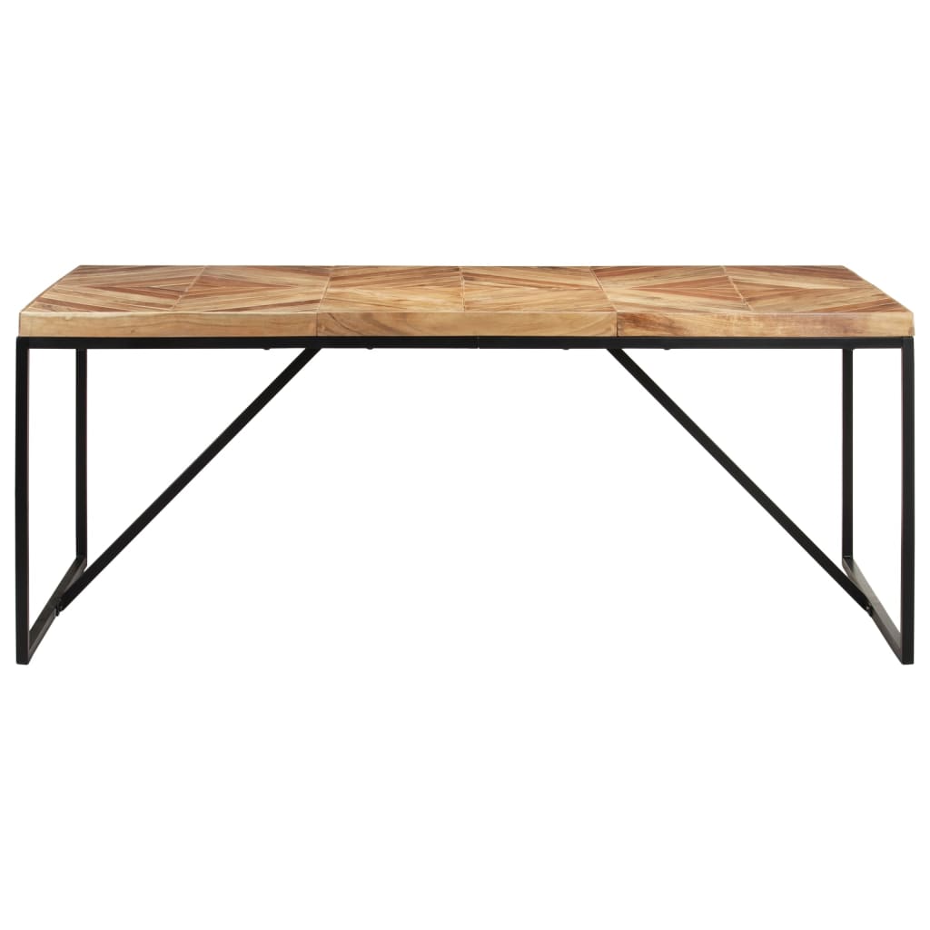 Esstisch 140x70x76 cm Massivholz Akazie und Mango
