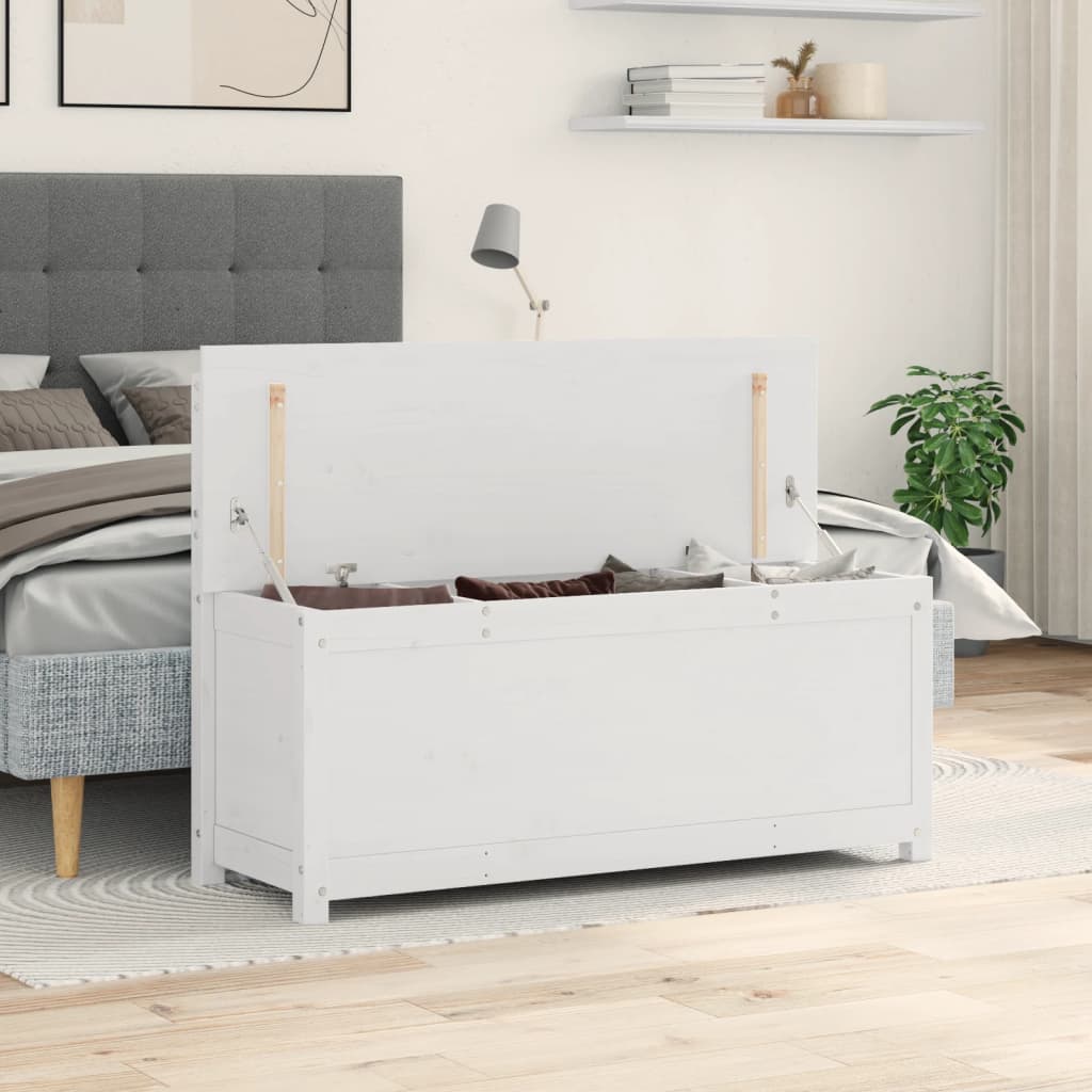 Sitzbank 80x41x77 cm Massivholz Kiefer