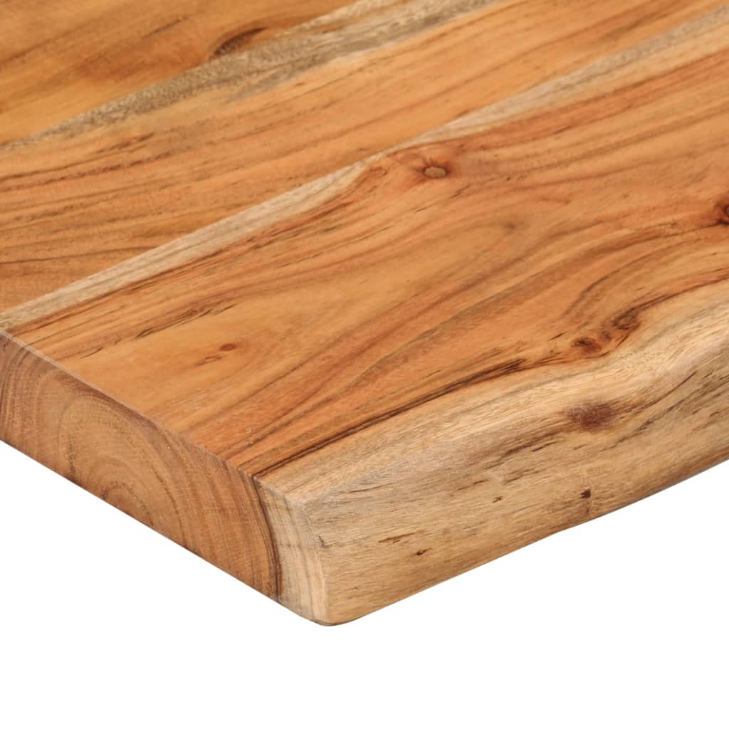 Wandregal 40x20x2,5 cm Rechteckig Massivholz Akazie Baumkante