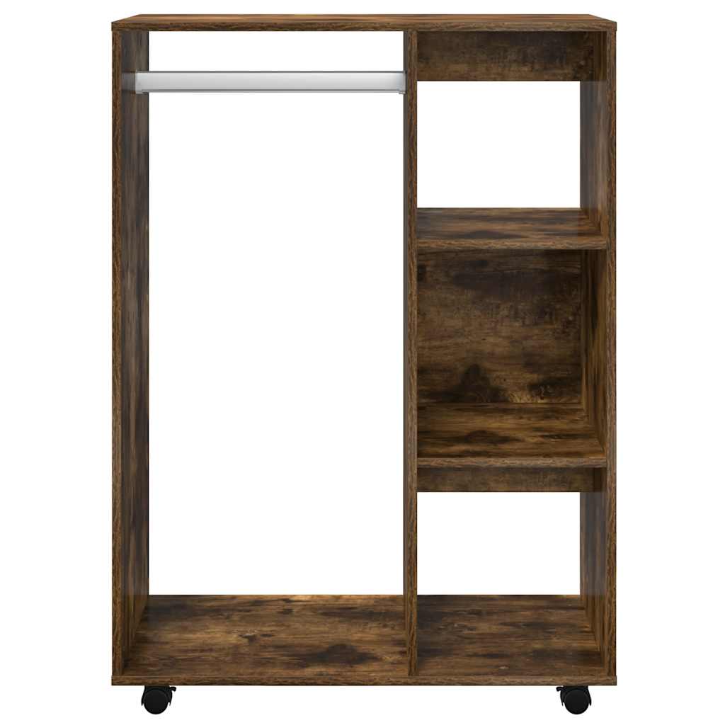 Kleiderschrank Weiß 80x40x110 cm Holzwerkstoff