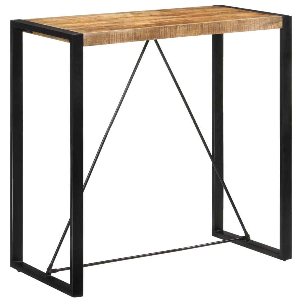 Bartisch 110 x 60 x 110 cm Massivholz Mango