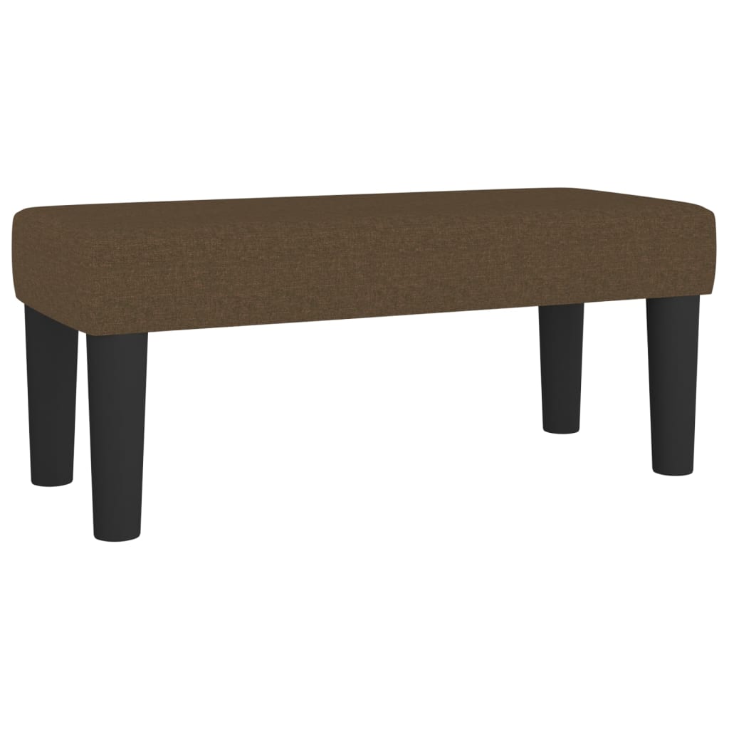 Sitzbank Hellgrau 70x30x30 cm Stoff