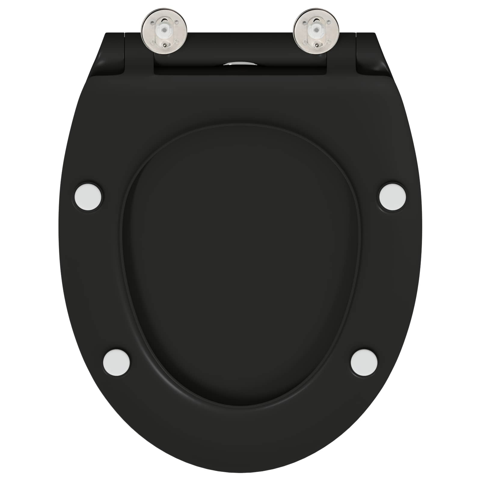 Toilettensitz Anthrazit 45,5 x 37,5 x 3,8 cm Duroplast