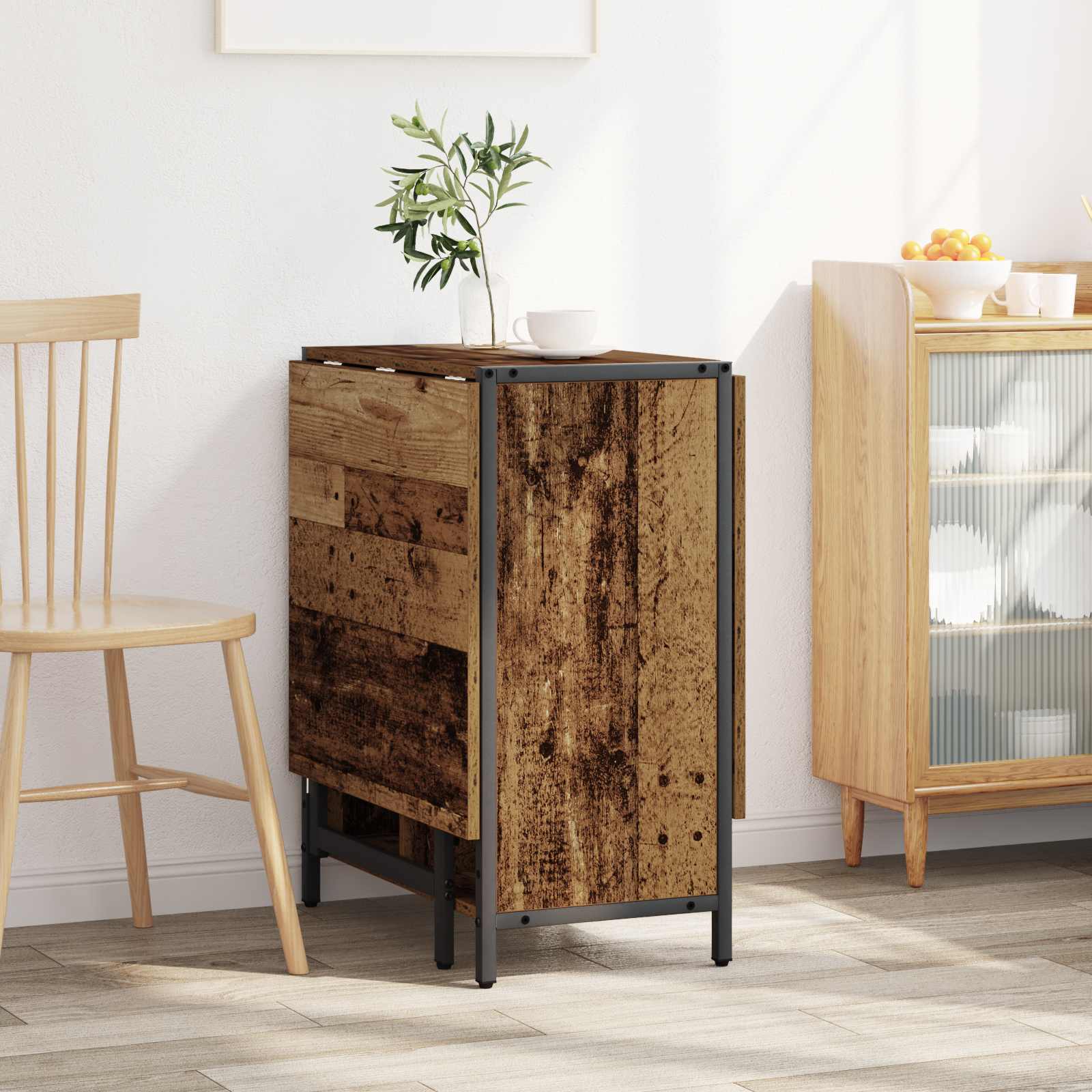 Esstisch 144 x 60 x 75 cm Holzwerkstoff Schwarze Eiche