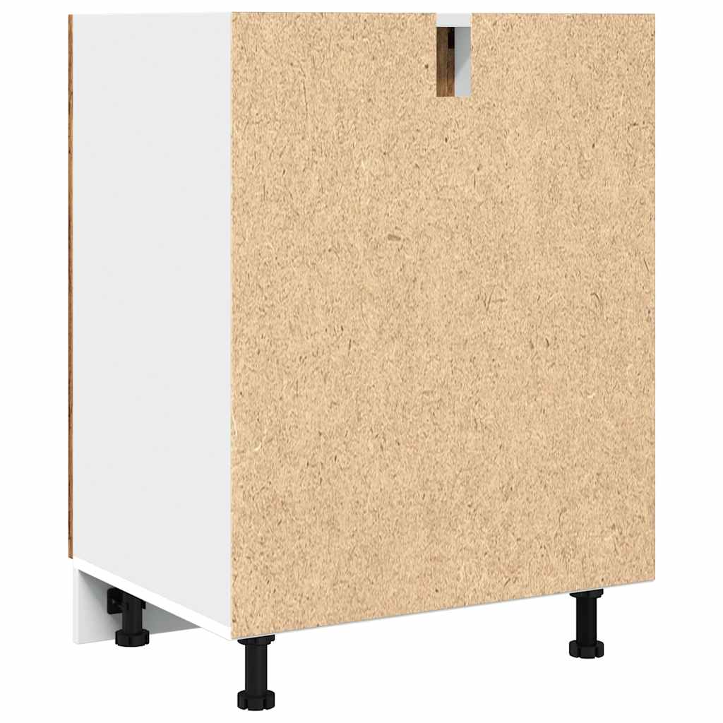 Unterschrank Lyon Weiß 60x46x81,5 cm Holzwerkstoff