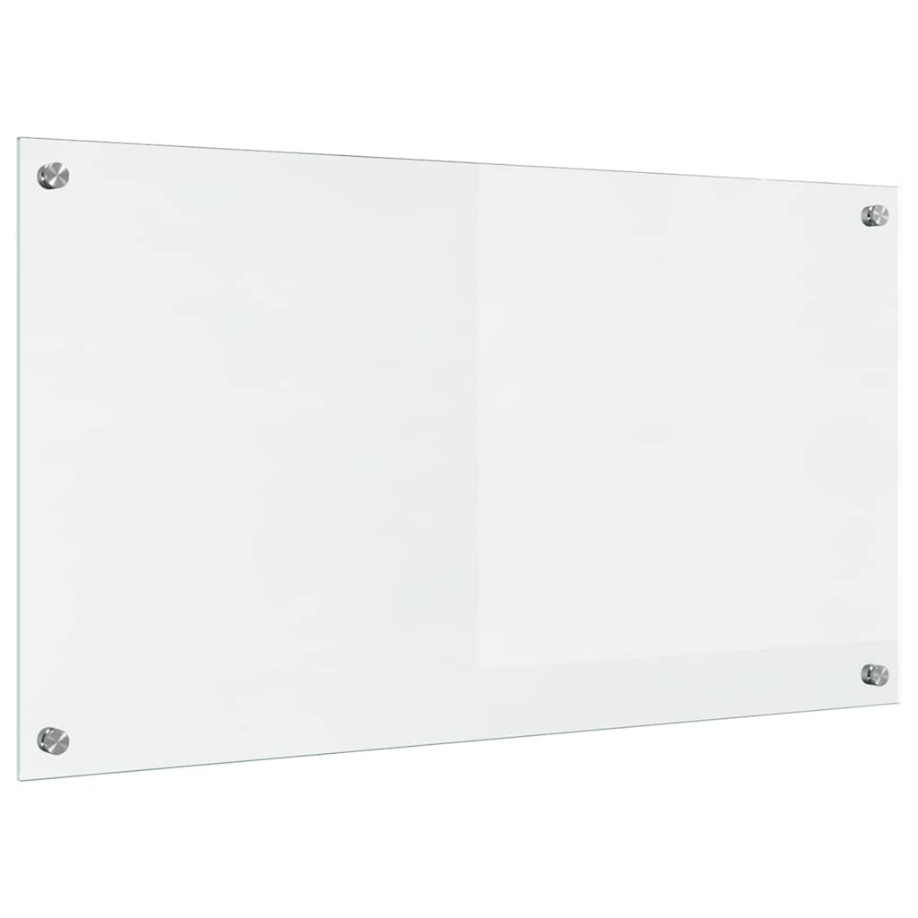 Küchenrückwand 2 pcs Weiß 70 x 40 cm Gehärtetes Glas