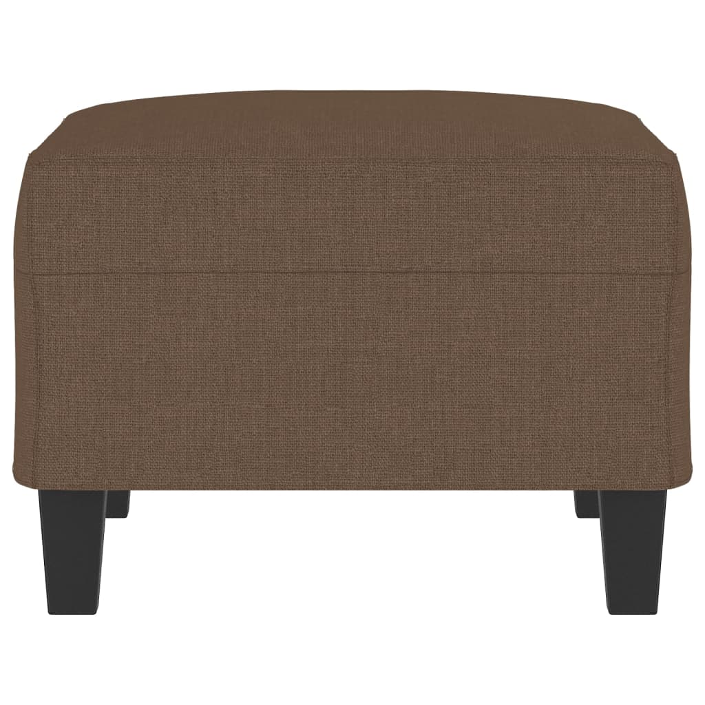 Fußhocker Hellgrau 60x50x41 cm Stoff