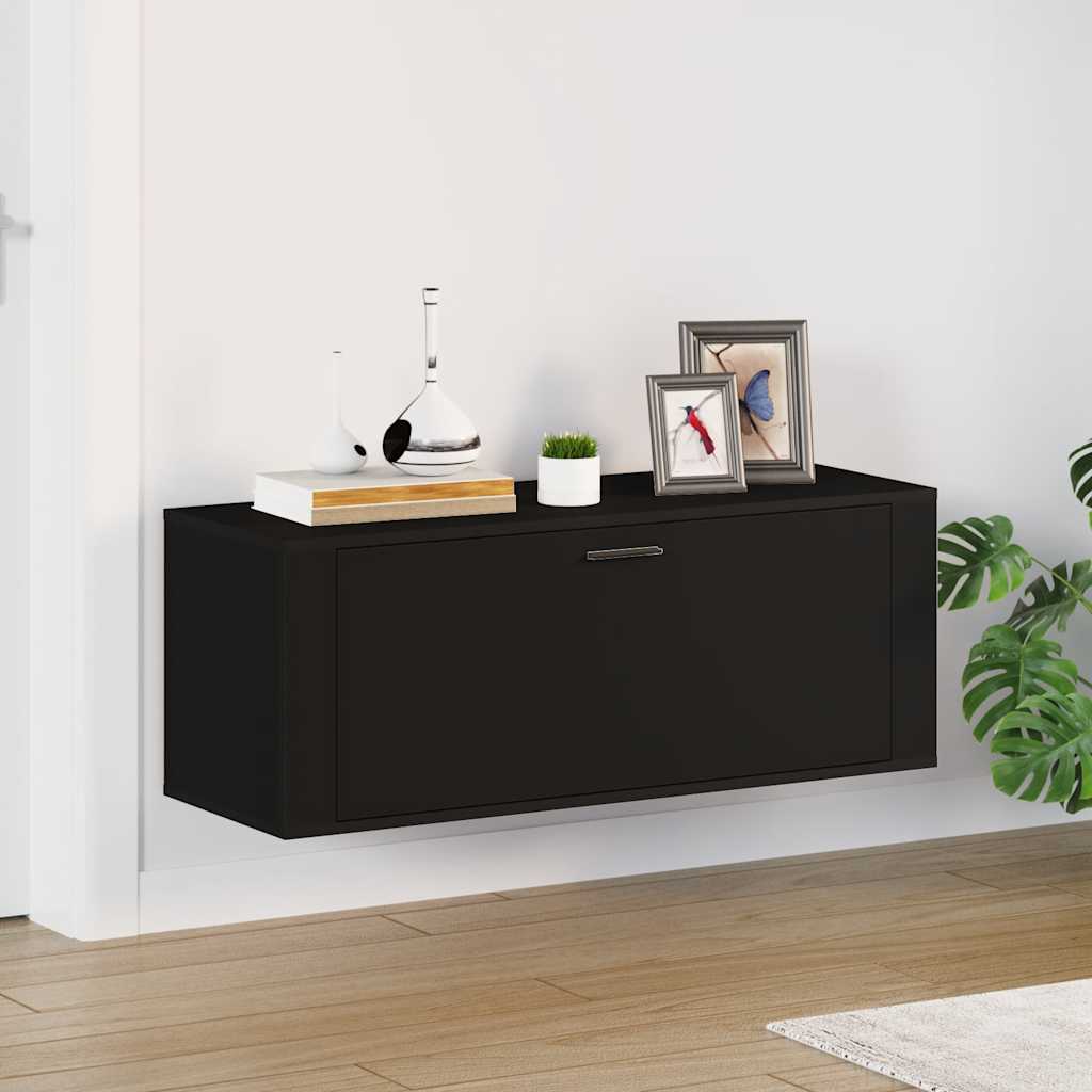 Wand-Schuhschrank Weiß 100x35x38 cm Holzwerkstoff