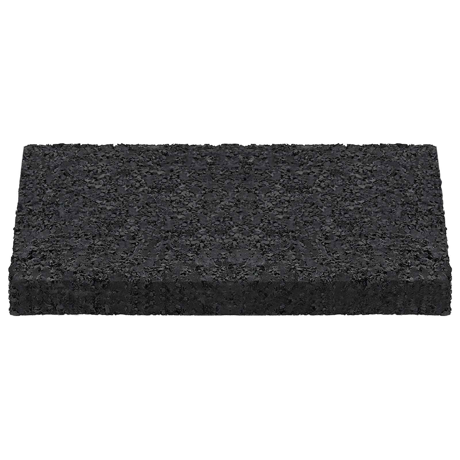 Gummigranulat-Patiopad Schwarz 6 x 9 x 0,3 cm Gummi