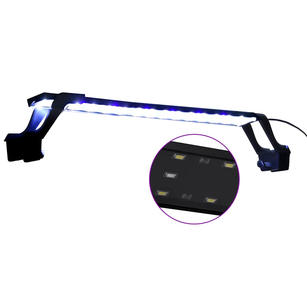 LED-Aquariumleuchte mit Klemme 25-45 cm Blau und Weiß