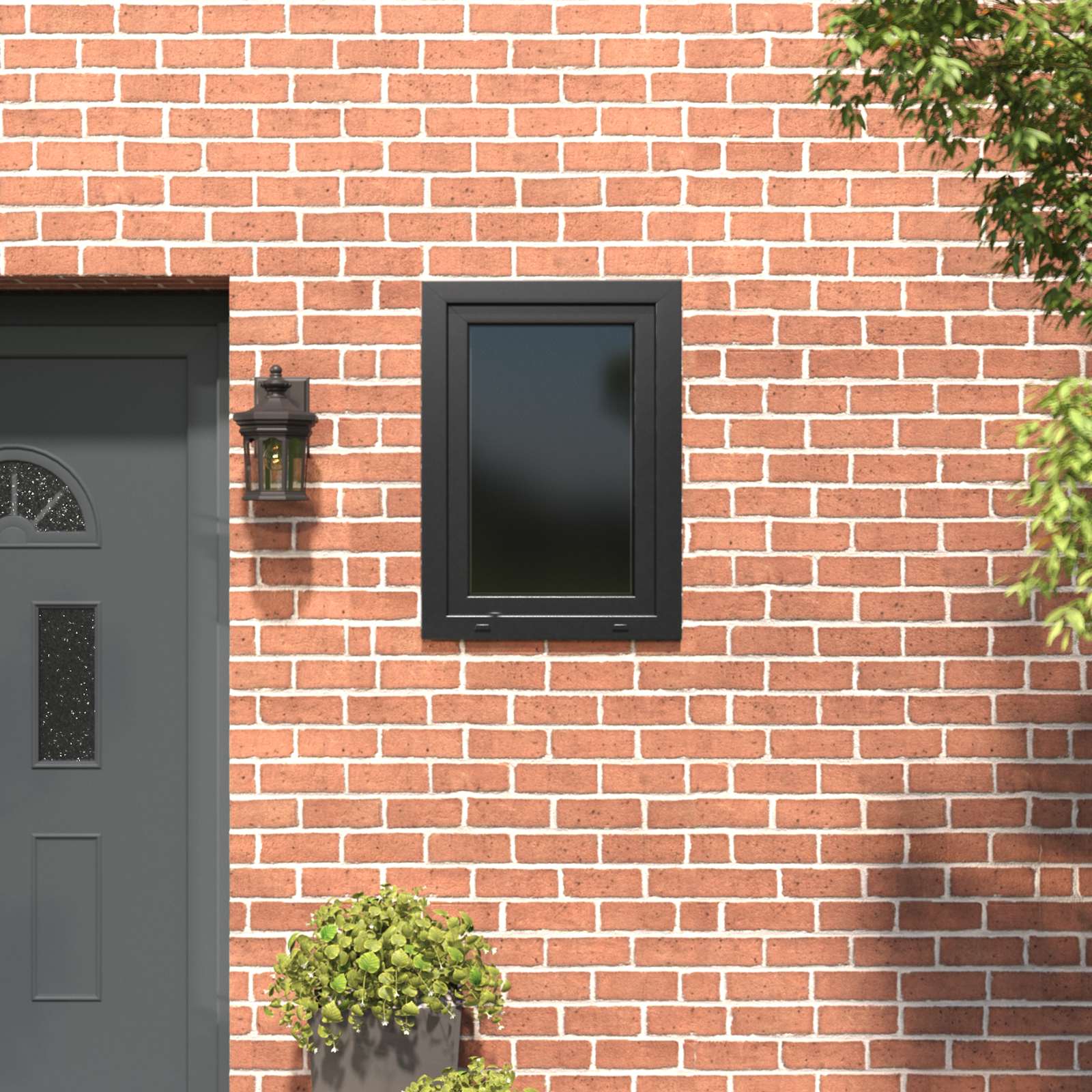 Kellerfenster RISOR 50 x 50 cm PVC und Glas Weiß