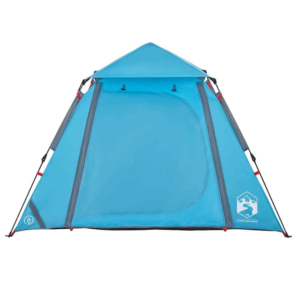 Kuppel-Campingzelt 4 Personen Grün Quick Release