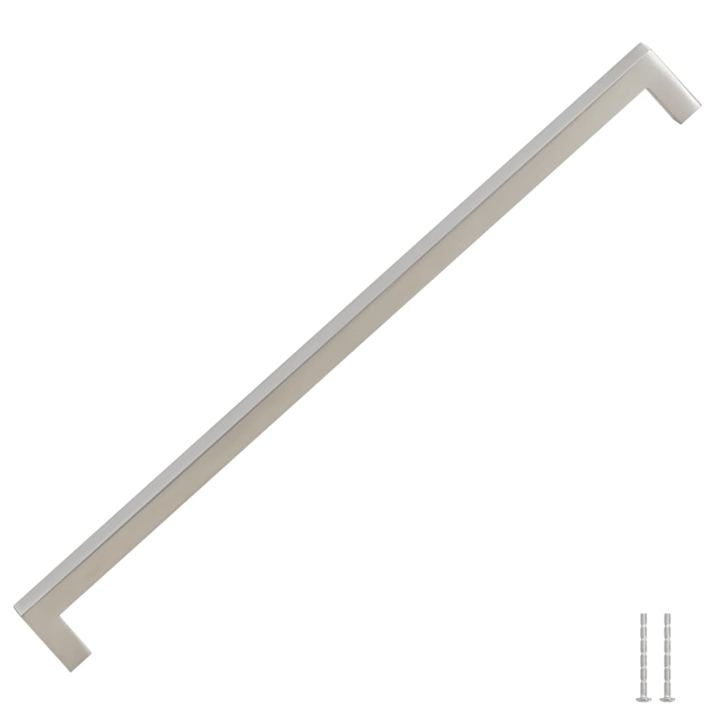 Möbelgriffe 10 Stk. Silbern 64 mm Edelstahl