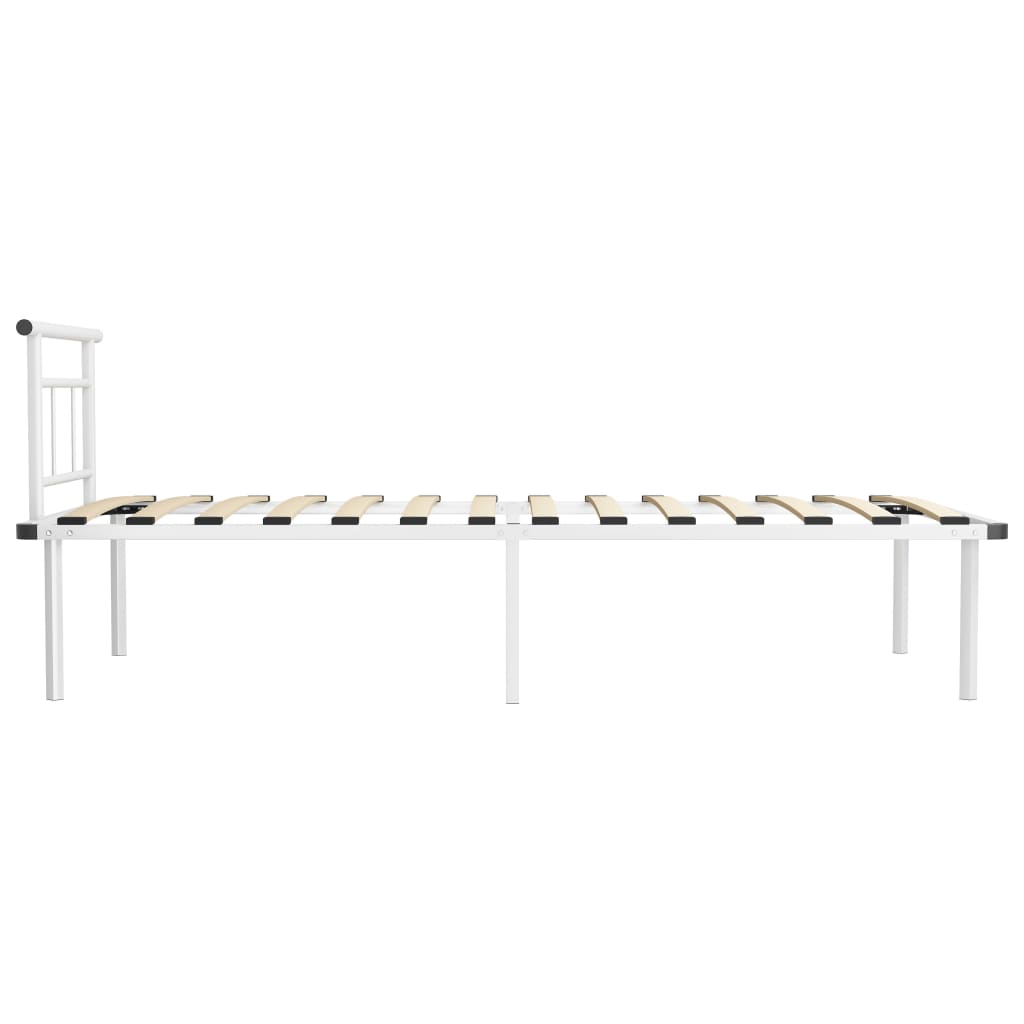 Bettgestell Grau Metall 90x200 cm