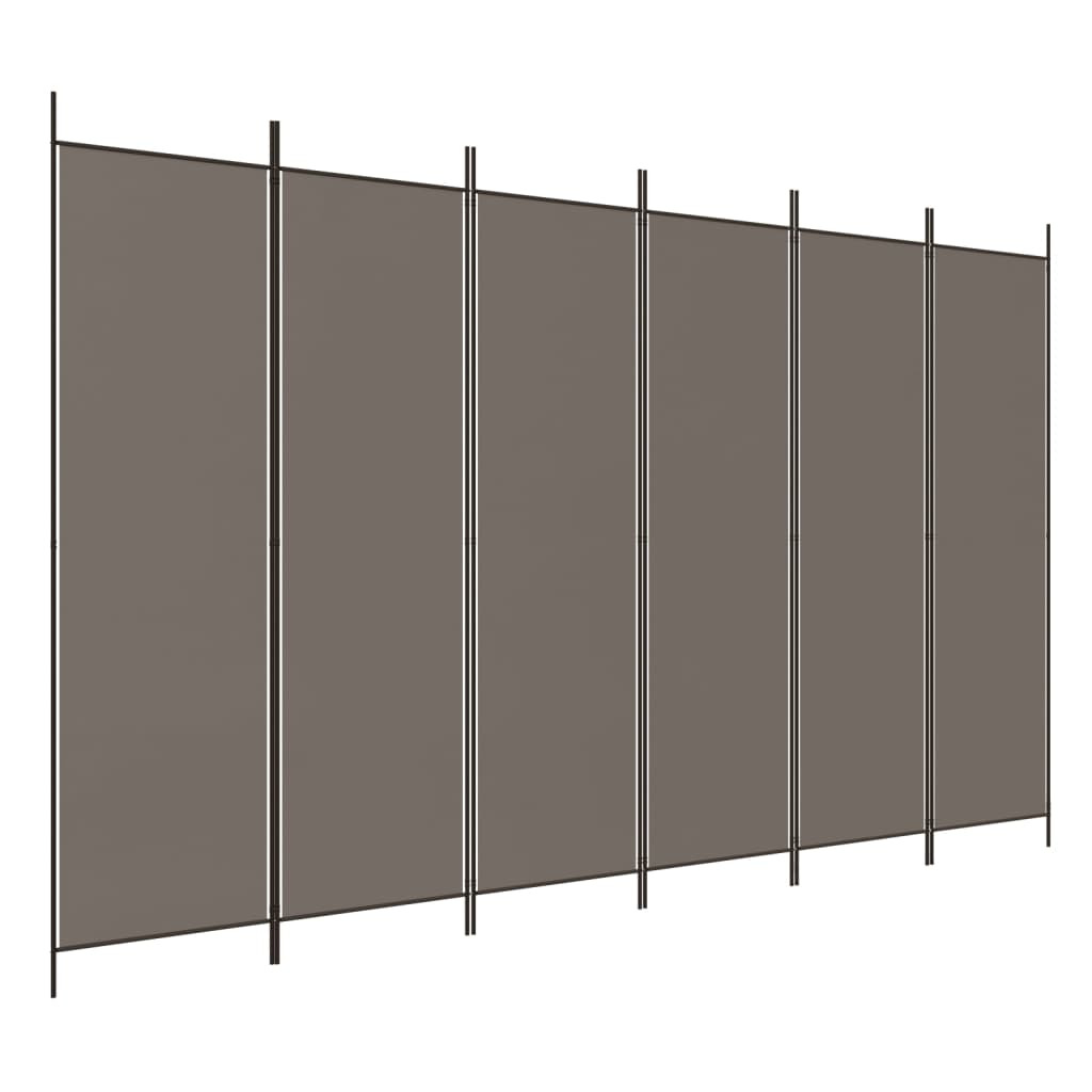 3-teiliger Raumteiler Beige 150 x 220 cm Stoff