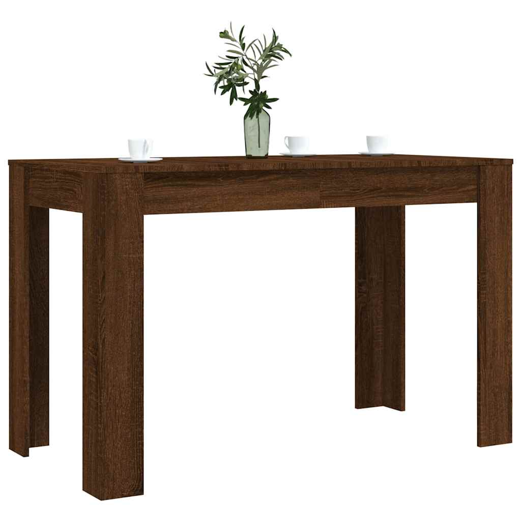 Esstisch Weiß 120x60x76 cm Holzwerkstoff