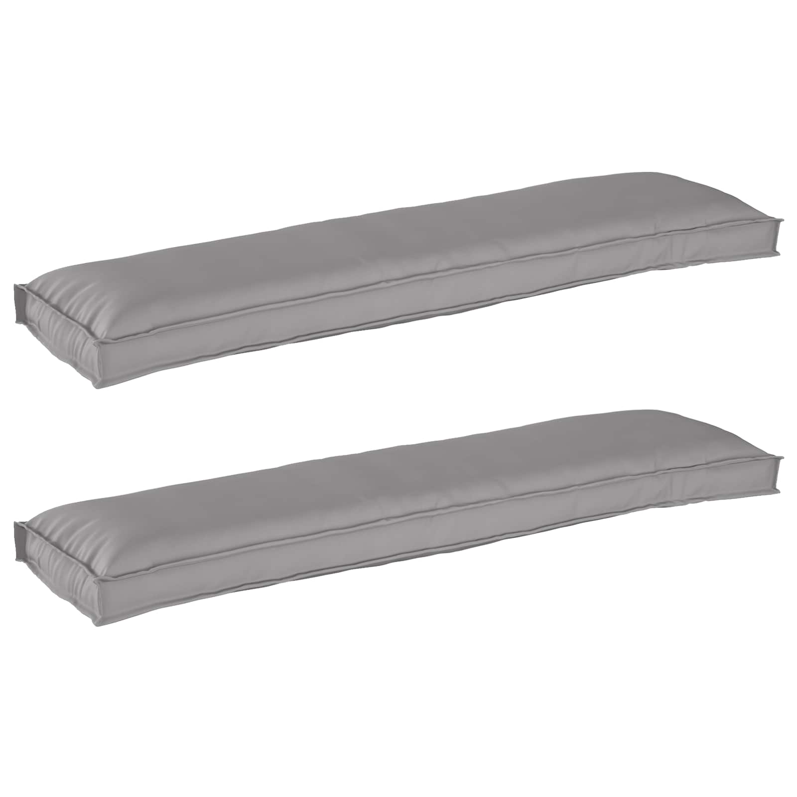Palettenkissenset 2 pcs Anthrazit 150 x 40 x 8 cm Oxford-Stoff