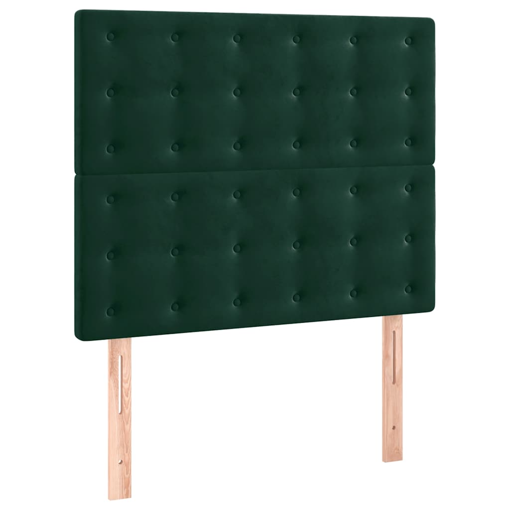 Kopfteil Hellgrau 80x5x118/128 cm Samt