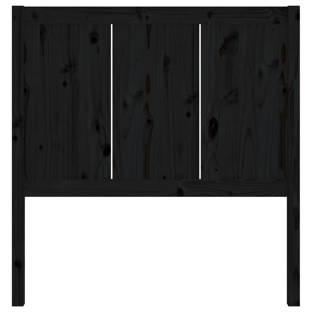 Kopfteil Grau 80,5x4x100 cm Massivholz Kiefer