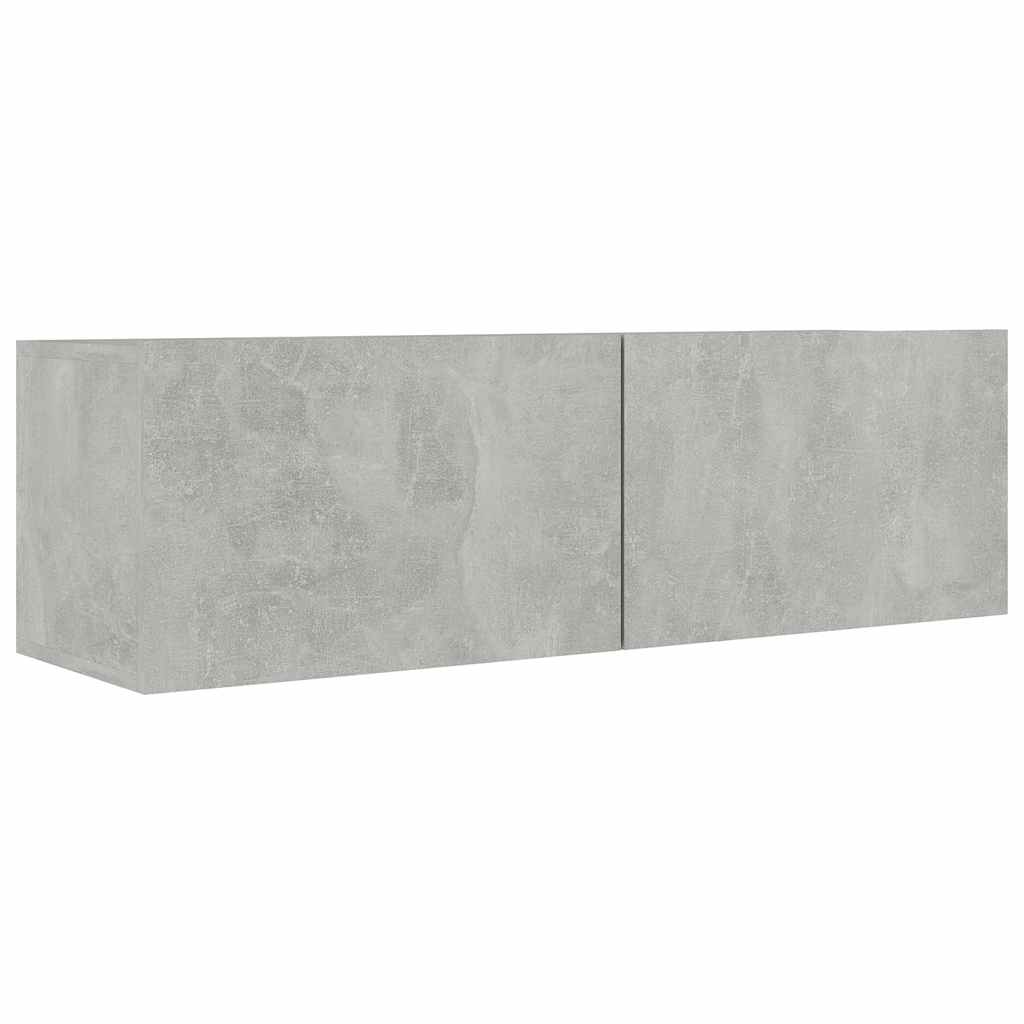4-tlg. TV-Schrank-Set Weiß Holzwerkstoff