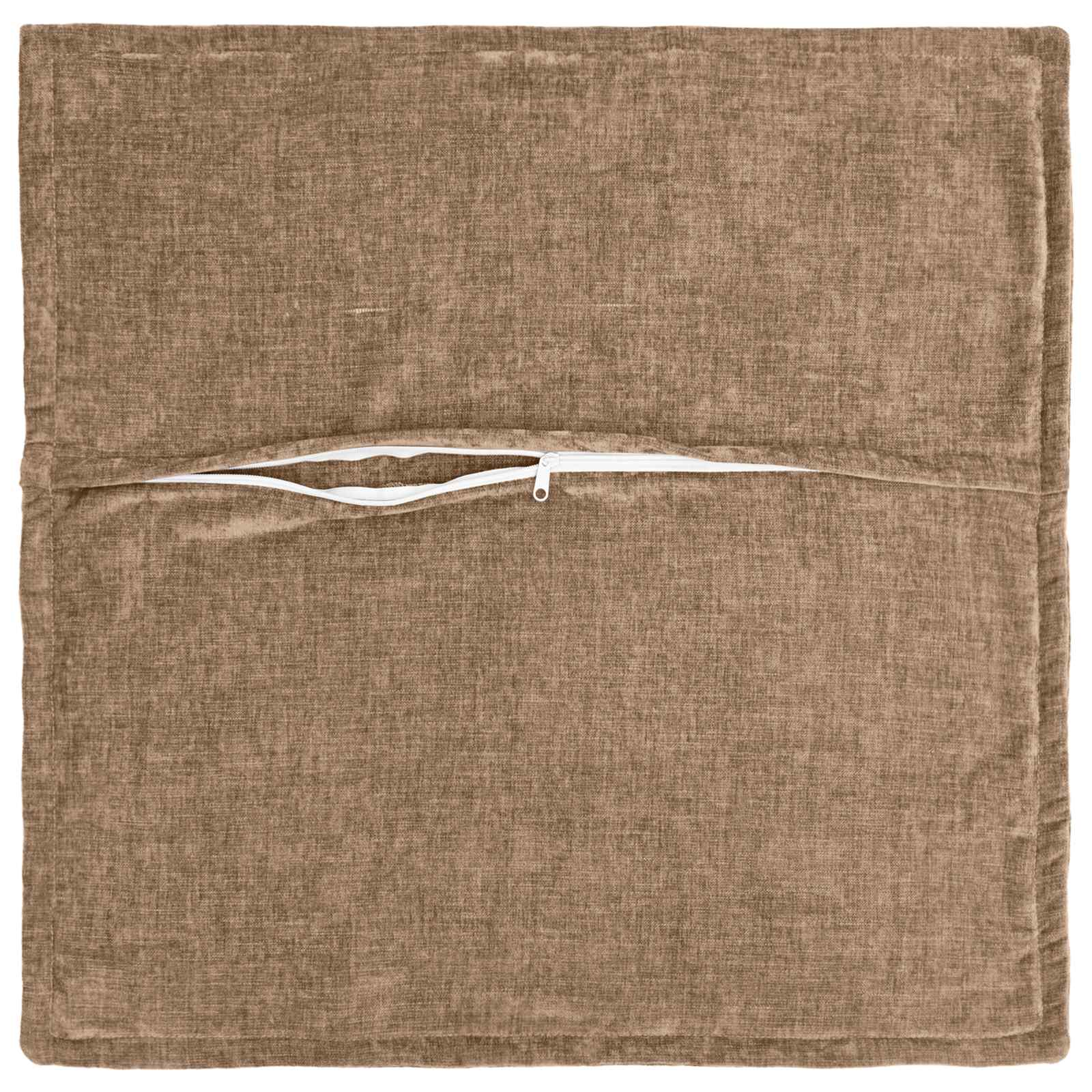Kissenbezug 2 Stk. HOUTEN Dunkelgrau 30 x 30 cm Chenille-Stoff