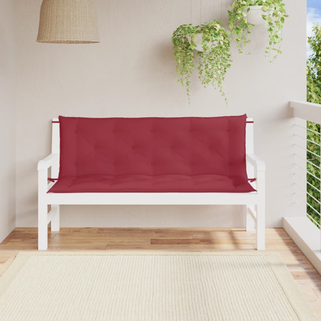 Gartenbank-Auflagen 2 Stk. Königsblau 100x50x7 cm Oxford-Gewebe